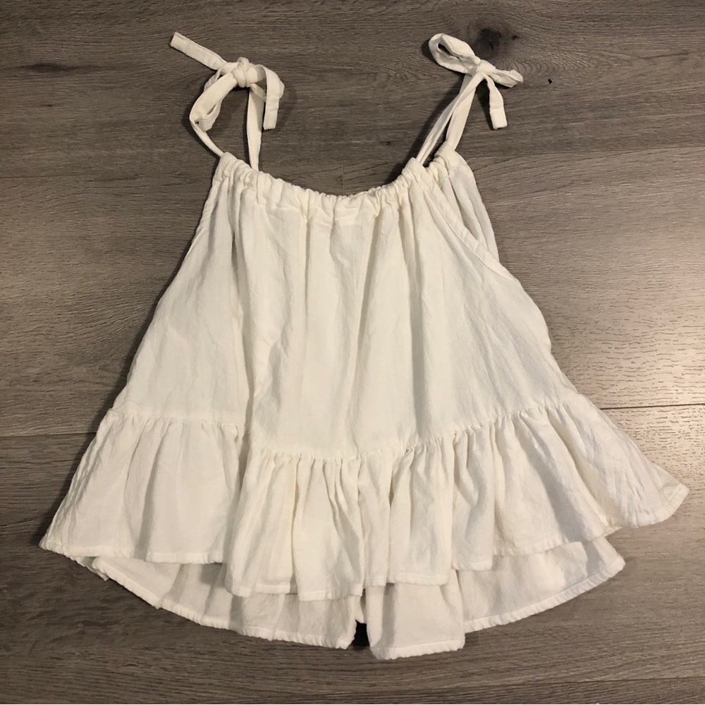 Millie & Lou White Drawstring Tank